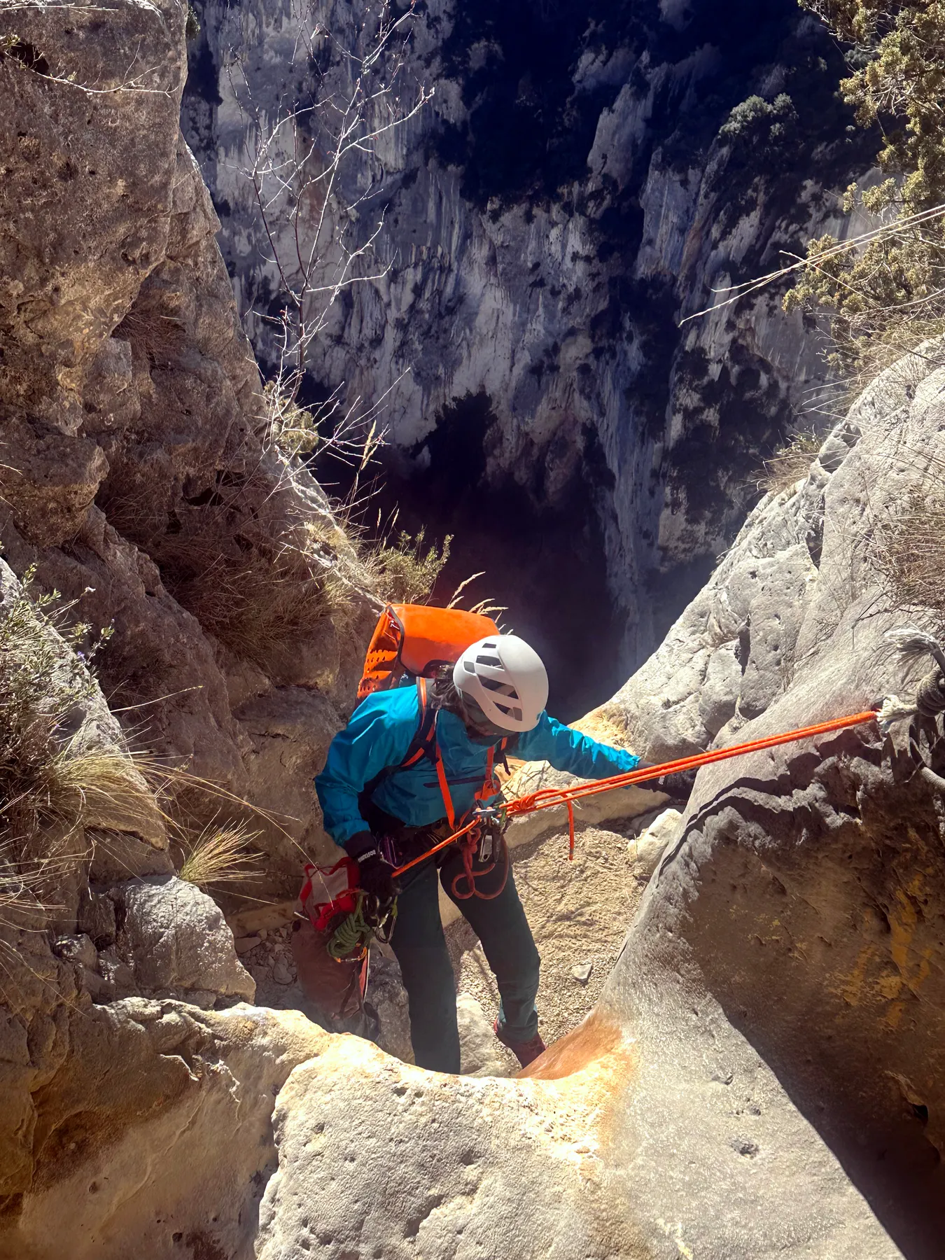 Canyoning dans le Ravin de Mainmorte : canyon sec des Gorges du Verdon