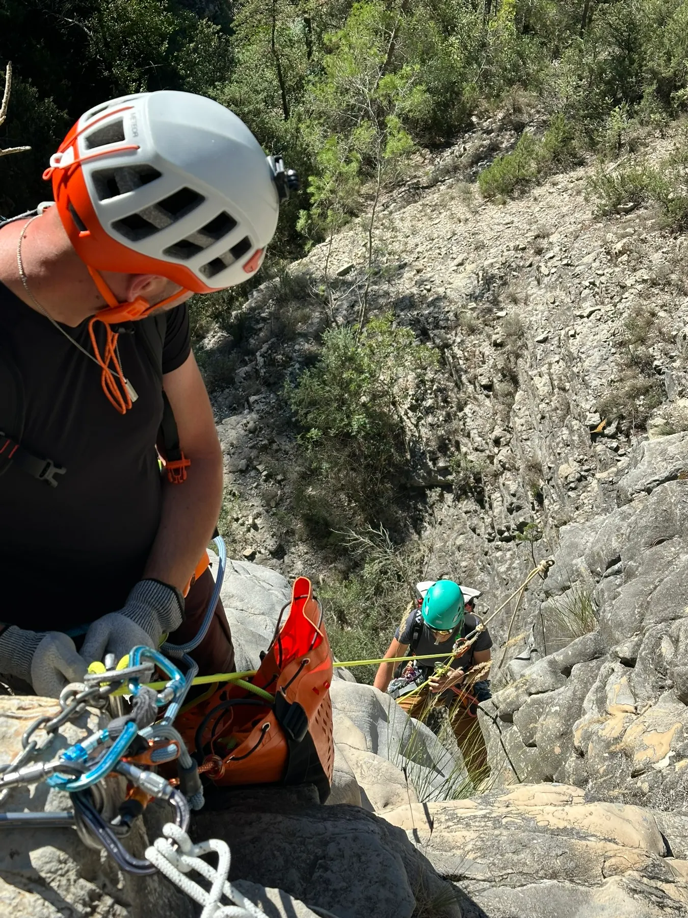 Canyoning dans le Ravin de Touët : canyon sec dans la vallée du Var